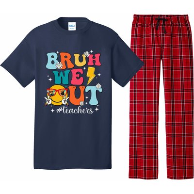 Cute Bruh We Out End Of School Year Teacher Summer Teachers Pajama Set