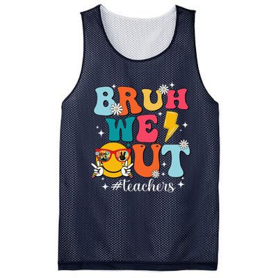 Cute Bruh We Out End Of School Year Teacher Summer Teachers Mesh Reversible Basketball Jersey Tank