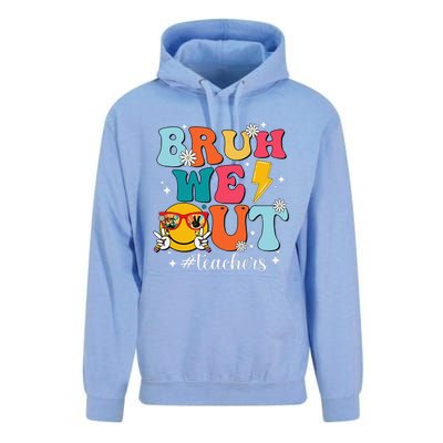 Cute Bruh We Out End Of School Year Teacher Summer Teachers Unisex Surf Hoodie