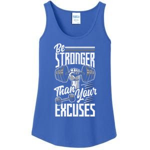 Calisthenics Body Workout Be Stronger Than Your Excuses Great Gift Ladies Essential Tank