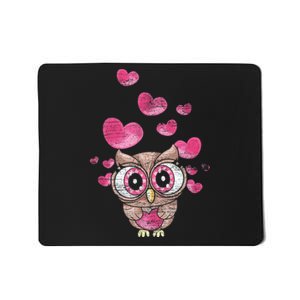 Cute Bird Women Girls Kids Owl Mousepad