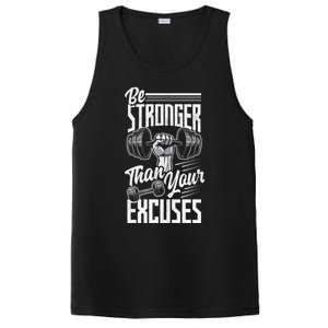 Calisthenics Body Workout Be Stronger Than Your Excuses Cool Gift PosiCharge Competitor Tank