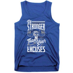 Calisthenics Body Workout Be Stronger Than Your Excuses Cool Gift Tank Top