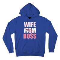 Cherry Blossom Wife Mother Boss Sakura Mothers Day Funny Mom Gift Hoodie