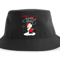 Christmas Begins With Christ Xmas Gift Holiday Costume Sustainable Bucket Hat