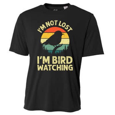 Cool Bird Watching Design Bird Watcher Birder Cooling Performance Crew T-Shirt