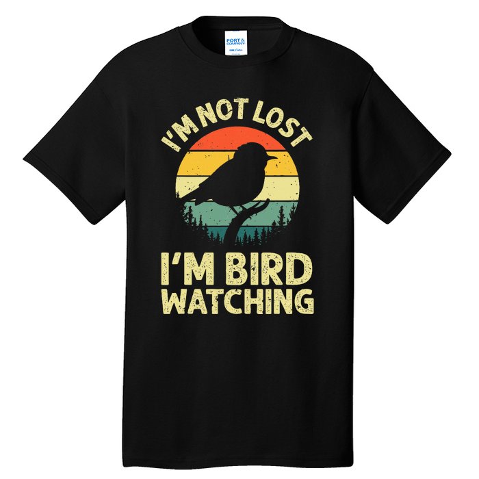 Cool Bird Watching Design Bird Watcher Birder Tall T-Shirt