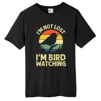 Cool Bird Watching Design Bird Watcher Birder Tall Fusion ChromaSoft Performance T-Shirt