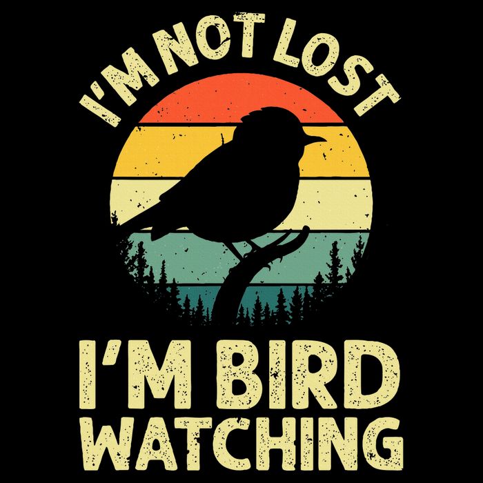 Cool Bird Watching Design Bird Watcher Birder Flat Bill Trucker Hat