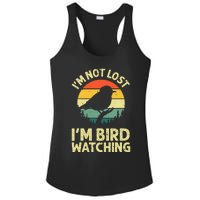 Cool Bird Watching Design Bird Watcher Birder Ladies PosiCharge Competitor Racerback Tank