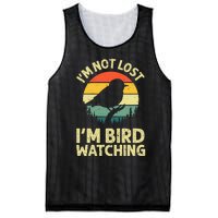 Cool Bird Watching Design Bird Watcher Birder Mesh Reversible Basketball Jersey Tank