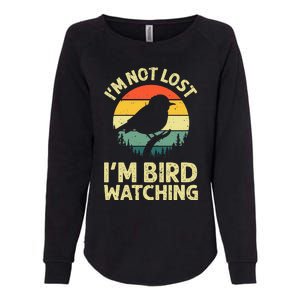 Cool Bird Watching Design Bird Watcher Birder Womens California Wash Sweatshirt