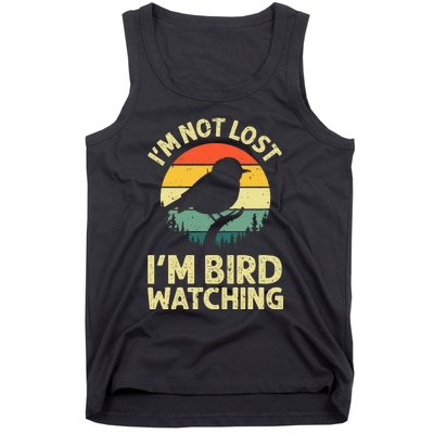 Cool Bird Watching Design Bird Watcher Birder Tank Top