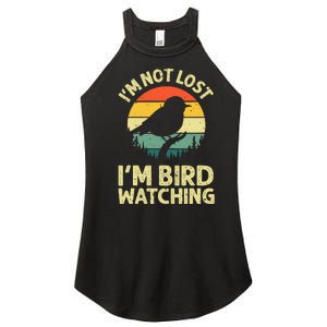 Cool Bird Watching Design Bird Watcher Birder Women's Perfect Tri Rocker Tank