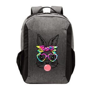 Cute Bunny With Bandana Heart Glasses Bubblegum Easter Day Gift Vector Backpack