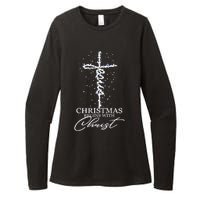 Christmas Begin With Christ Jesus Christian Jesus Xmas Gifts Womens CVC Long Sleeve Shirt