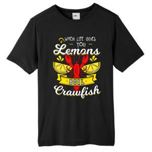 Crawfish Boil When Life Gives You Lemons Crayfish Festival Tall Fusion ChromaSoft Performance T-Shirt