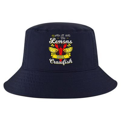 Crawfish Boil When Life Gives You Lemons Crayfish Festival Cool Comfort Performance Bucket Hat