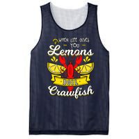 Crawfish Boil When Life Gives You Lemons Crayfish Festival Mesh Reversible Basketball Jersey Tank