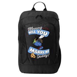 Cute Bee Wedding Offer Mommy Will You Marry My Daddy Great Gift City Backpack