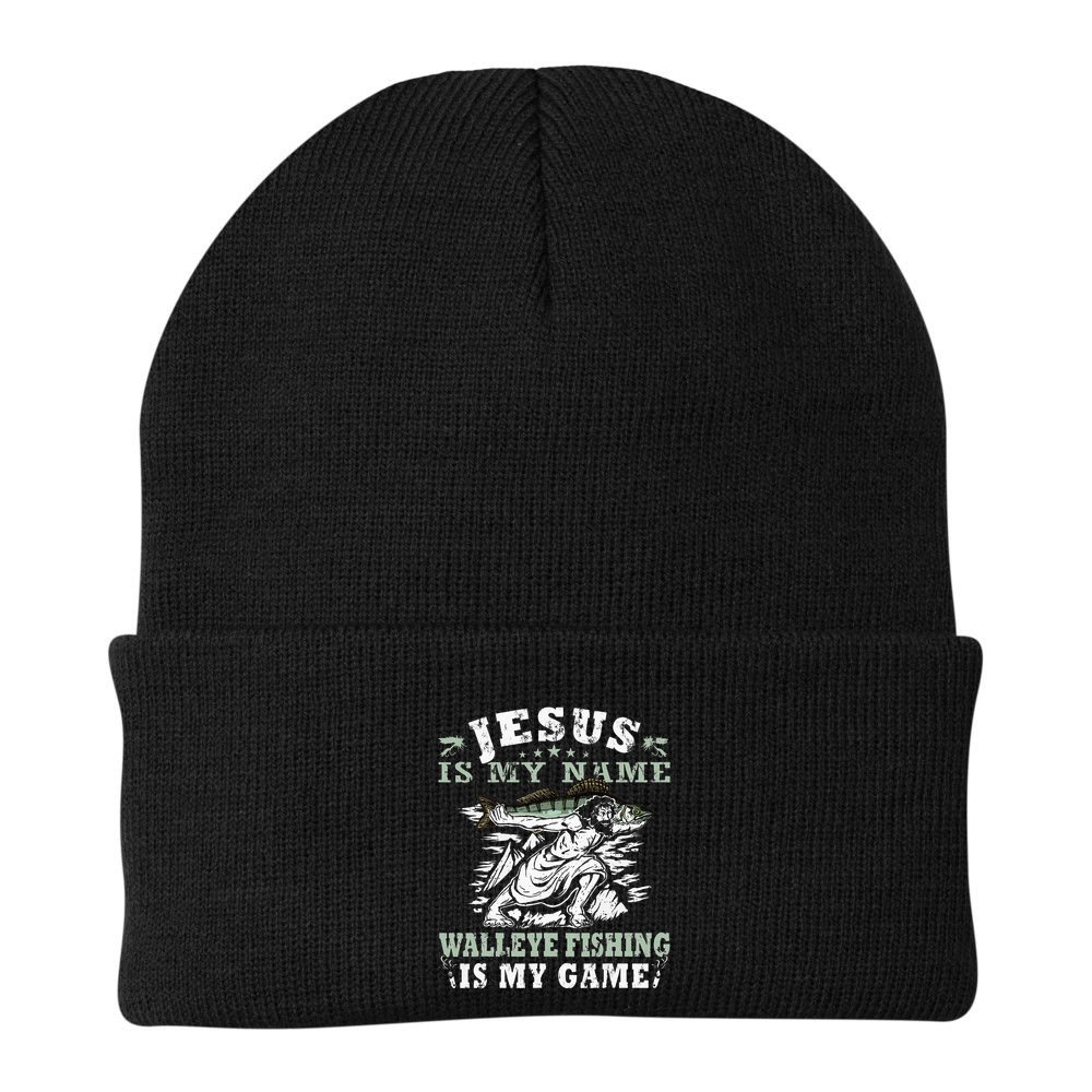 Catching big Walleye Fish over 25 inches Walleye Hunter Beanie
