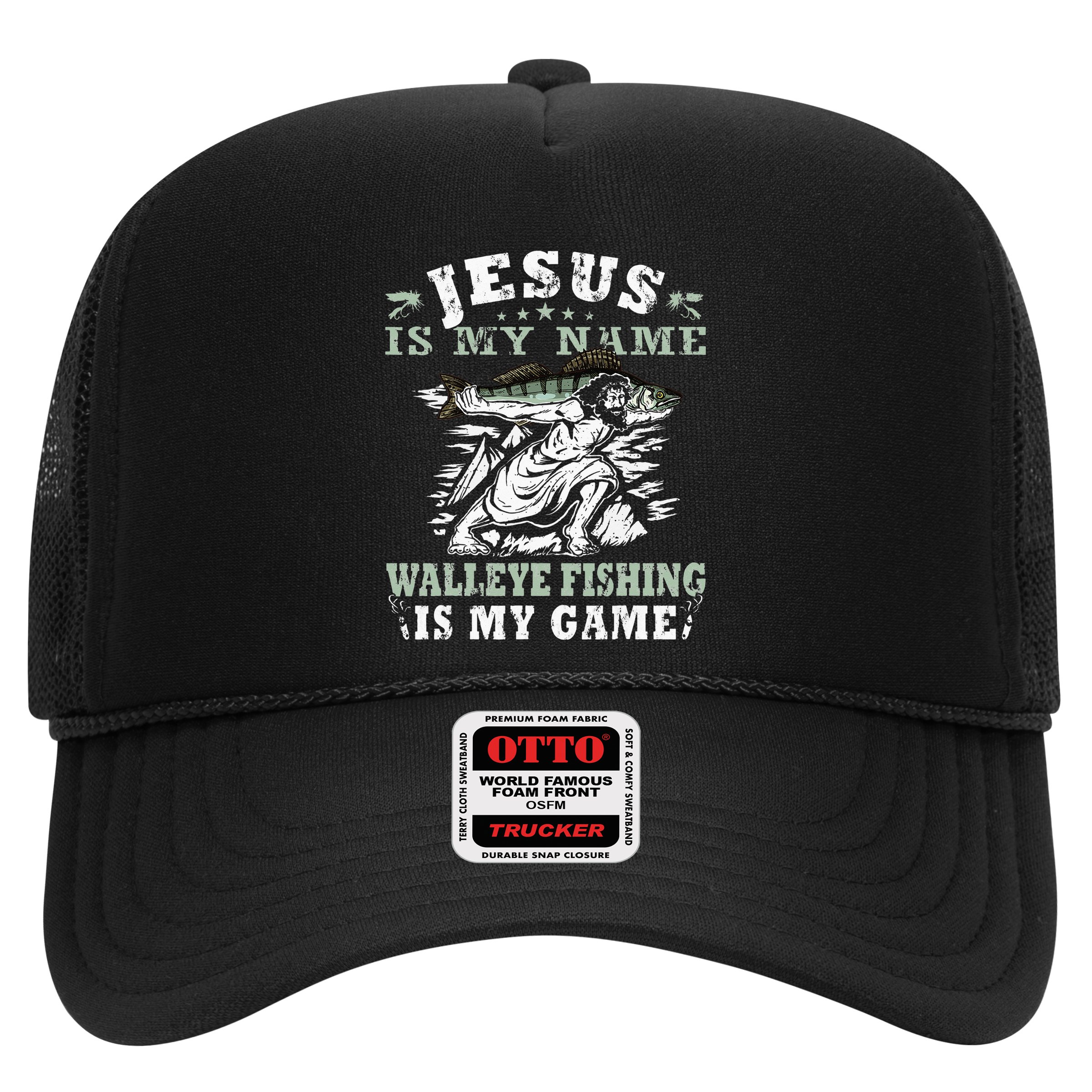 Catching big Walleye Fish over 25 inches Walleye Hunter Hat