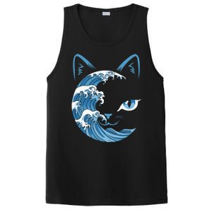 Cat Bule Wave Blue Cats Wave Blue Wave Of Cat Ladies PosiCharge Competitor Tank