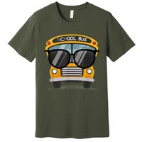 Cool Bus With Sunglasses School Bus Party Premium T-Shirt