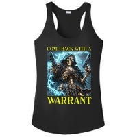 Come Back With A Warrant Cringe Skeleton Meme Ladies PosiCharge Competitor Racerback Tank