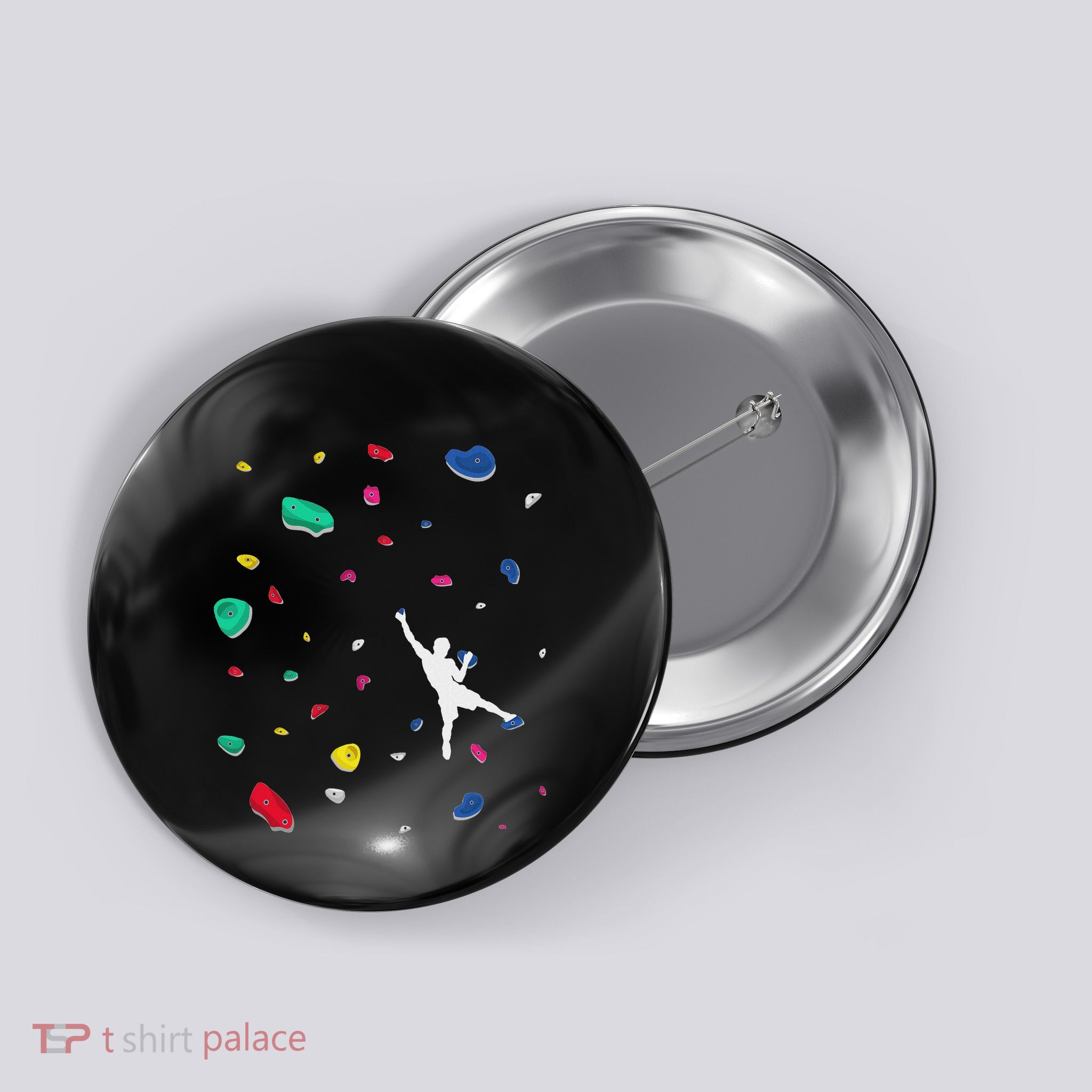 Climbing Boulder Wall Rock Climber Bouldering Button