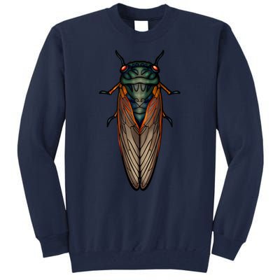 Cicada Brood X Magicicada Septendecim Red Eyed Cicadas Tall Sweatshirt