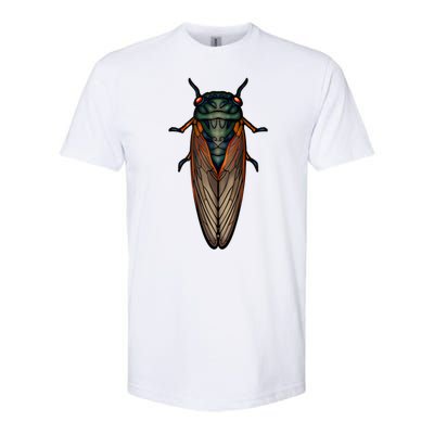 Cicada Brood X Magicicada Septendecim Red Eyed Cicadas Softstyle CVC T-Shirt