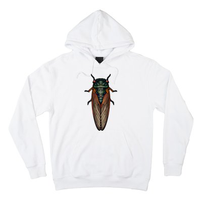 Cicada Brood X Magicicada Septendecim Red Eyed Cicadas Hoodie