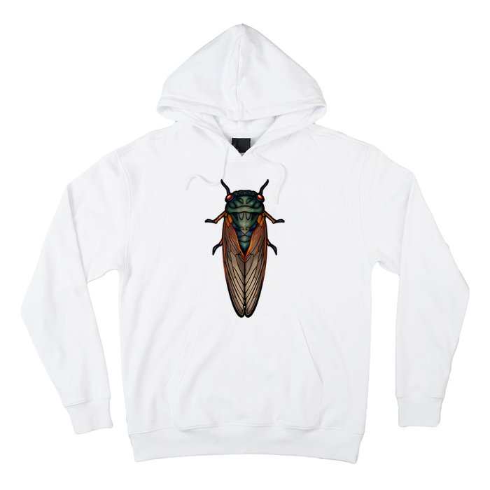 Cicada Brood X Magicicada Septendecim Red Eyed Cicadas Hoodie