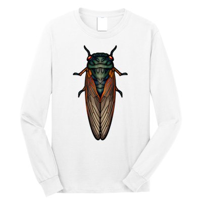 Cicada Brood X Magicicada Septendecim Red Eyed Cicadas Long Sleeve Shirt