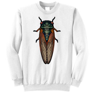 Cicada Brood X Magicicada Septendecim Red Eyed Cicadas Sweatshirt