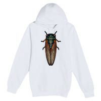 Cicada Brood X Magicicada Septendecim Red Eyed Cicadas Premium Pullover Hoodie