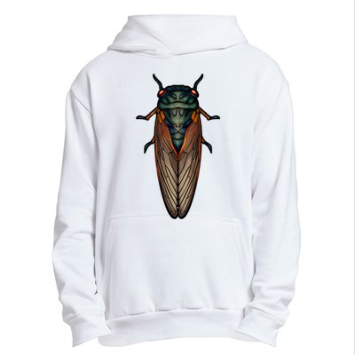 Cicada Brood X Magicicada Septendecim Red Eyed Cicadas Urban Pullover Hoodie