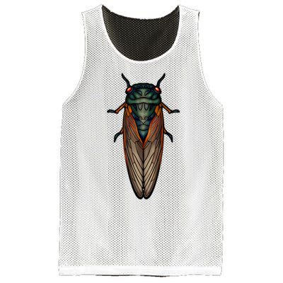 Cicada Brood X Magicicada Septendecim Red Eyed Cicadas Mesh Reversible Basketball Jersey Tank