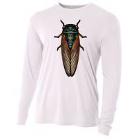 Cicada Brood X Magicicada Septendecim Red Eyed Cicadas Cooling Performance Long Sleeve Crew