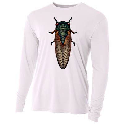 Cicada Brood X Magicicada Septendecim Red Eyed Cicadas Cooling Performance Long Sleeve Crew