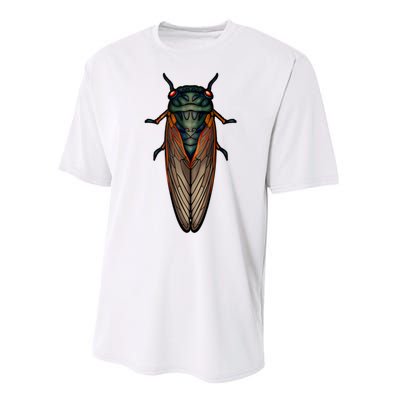 Cicada Brood X Magicicada Septendecim Red Eyed Cicadas Performance Sprint T-Shirt