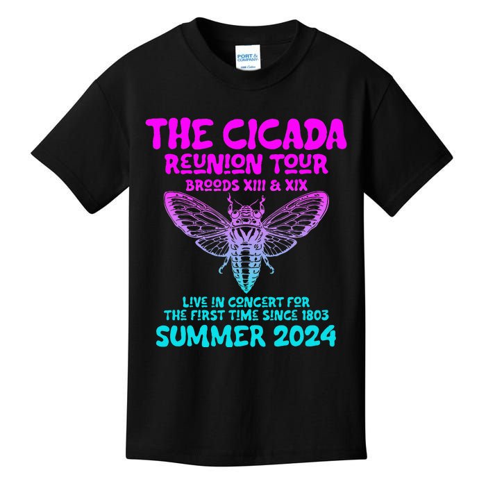 Cicada Brood Xiii Xix Summer 2024 Kids T-Shirt