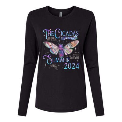 Cicada Brood Xiii Xix Summer 2024 Reunion Swarm Cicadas Womens Cotton Relaxed Long Sleeve T-Shirt