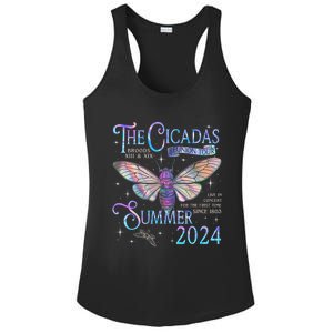 Cicada Brood Xiii Xix Summer 2024 Reunion Swarm Cicadas Ladies PosiCharge Competitor Racerback Tank