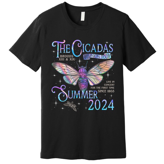 Cicada Brood Xiii Xix Summer 2024 Reunion Swarm Cicadas Premium T-Shirt