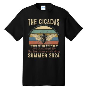 Cicada Brood Xiii Xix Summer 2024 Reunion Swarm Cicadas Tall T-Shirt