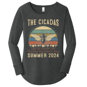 Cicada Brood Xiii Xix Summer 2024 Reunion Swarm Cicadas Women's Perfect Tri Tunic Long Sleeve Shirt