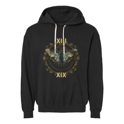 Cicada Brood Xix 2024 Cicada Brood Xiii Double Emergence Garment-Dyed Fleece Hoodie