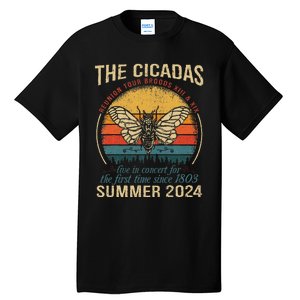 Cicada Brood Xiii Xix Summer 2024 Reunion Swarm Cicadas Tall T-Shirt